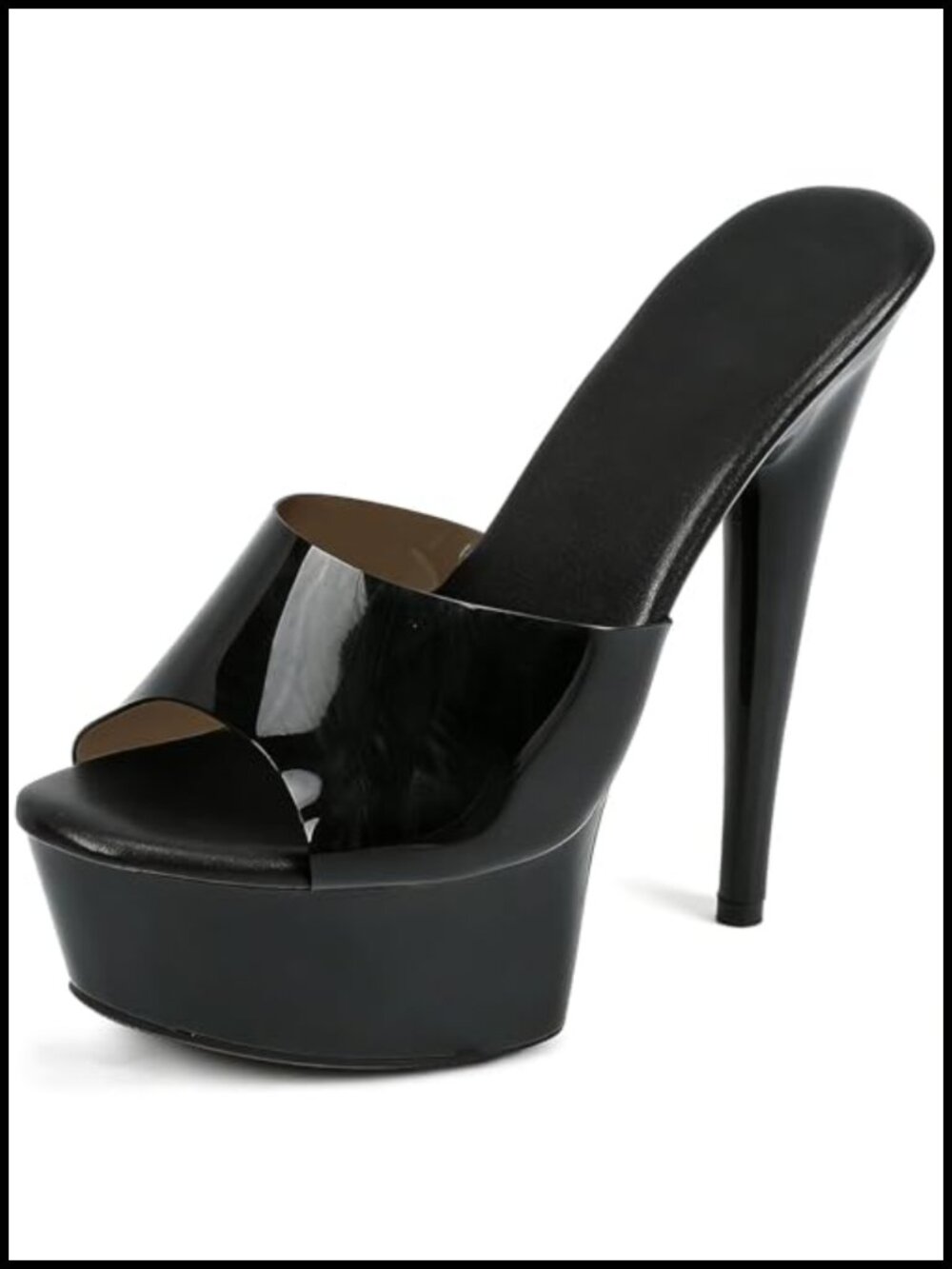 Clear PVC Stiletto Heels Peep Toe Platform Sandals Party Wedding Sexy
